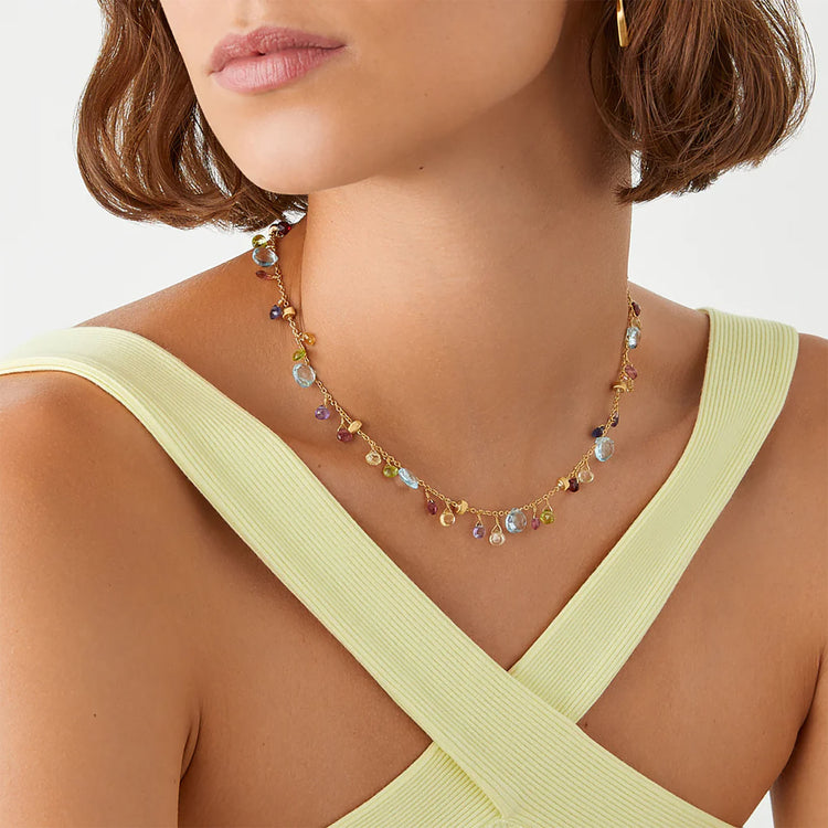 Mixed Gemstone Paradise Necklace