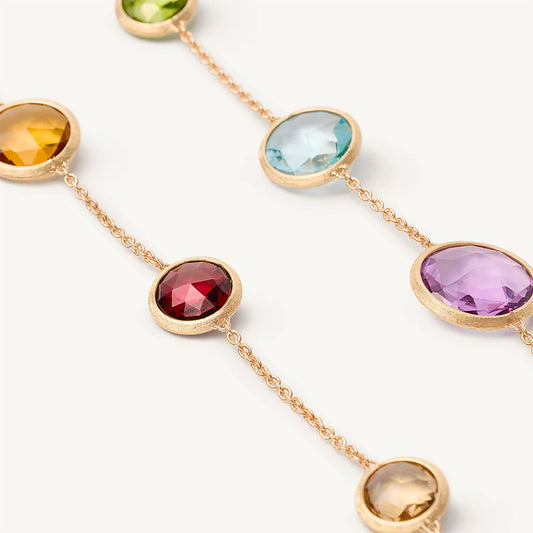 Mixed Gemstone Jaipur Necklace