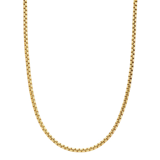 18k Yellow Gold Box Chain