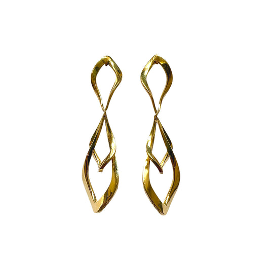 Tri-Drop Willow Earrings