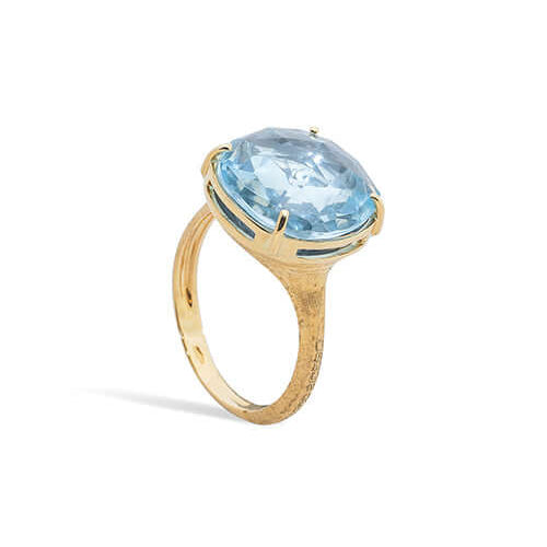Jaipur Ring with Blue Topaz