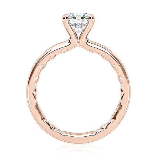 Solitaire Ring | 14k Rose (1.50ct Head)