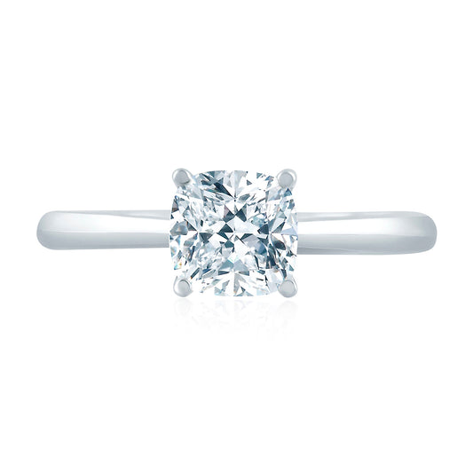 Diamond Semi Mount Ring | 14k White (3.00ct Head)