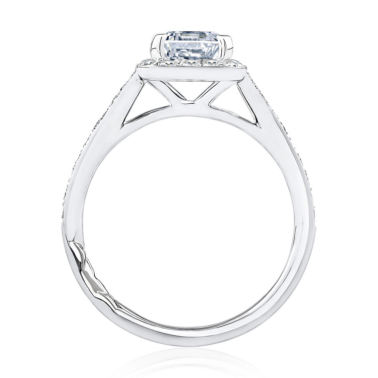Diamond Semi Mount Ring | 14k White (1.50ct Head)