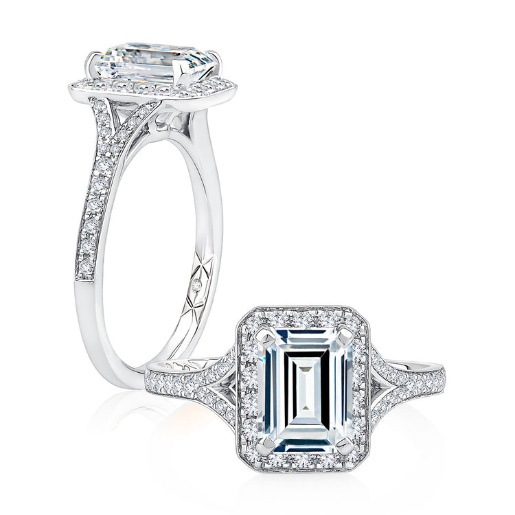 Diamond Semi Mount Ring | 14k White (1.50ct Head)