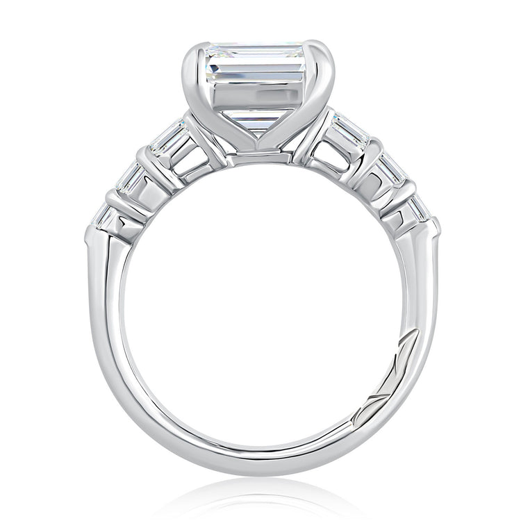 Diamond Semi Mount Ring | 14k White (2.50ct Head)