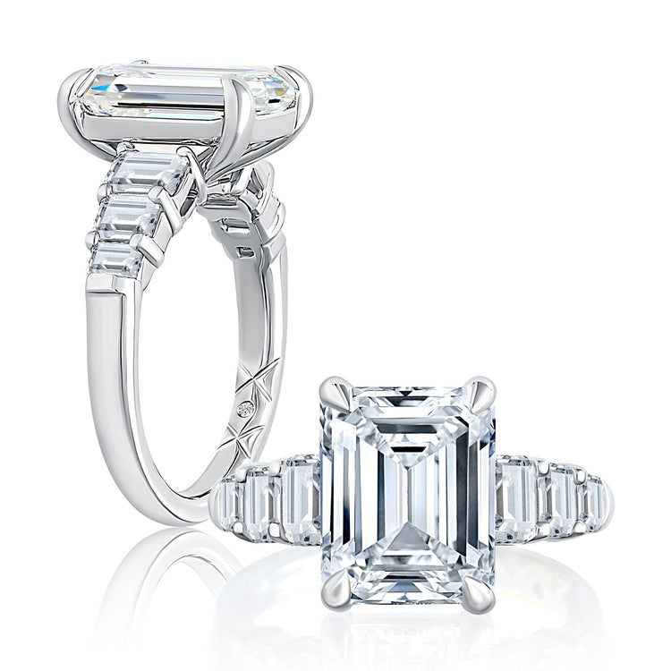 Diamond Semi Mount Ring | 14k White (2.50ct Head)
