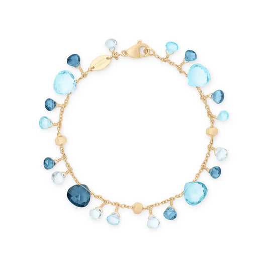Paradise Mixed Topaz Single Strand Bracelet
