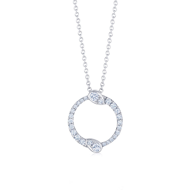 Eclipse Small Pendant with Diamonds