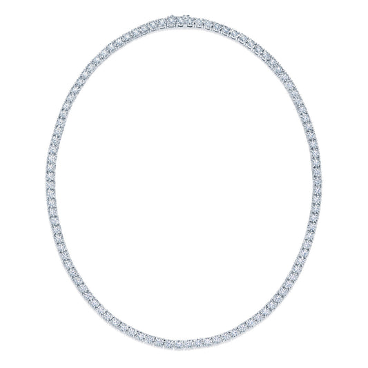 Diamond Sunburst Line Necklace