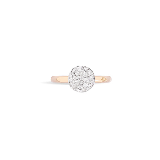 Small Sabbia Ring with Diamonds
