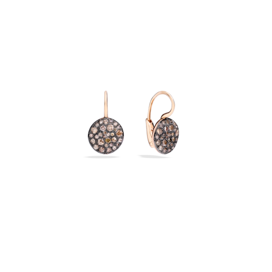 18k Rose Gold Drop Earrings