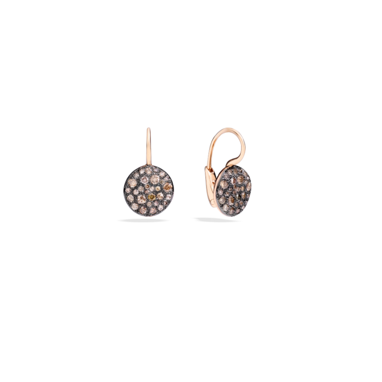 18k Rose Gold Drop Earrings