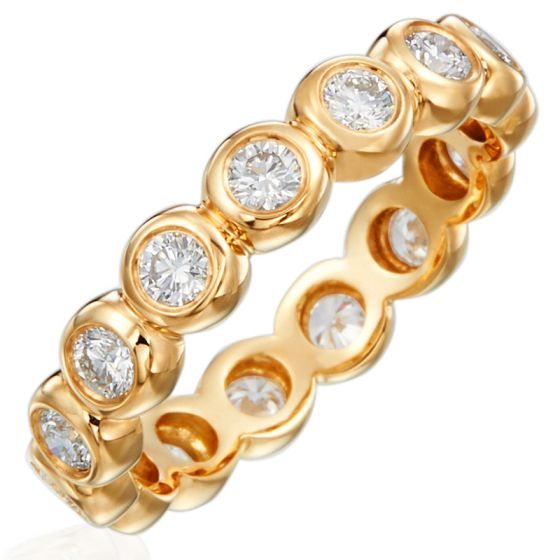 Moonlight 18k Gold Diamond Band Ring