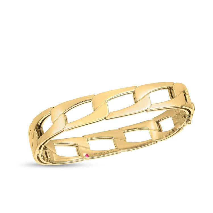18K Yellow Gold Diamond Bangle