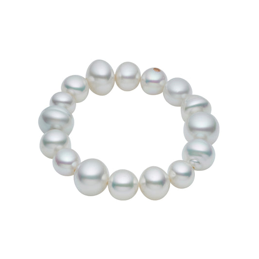 Delfini Pearl Stretch Bracelet