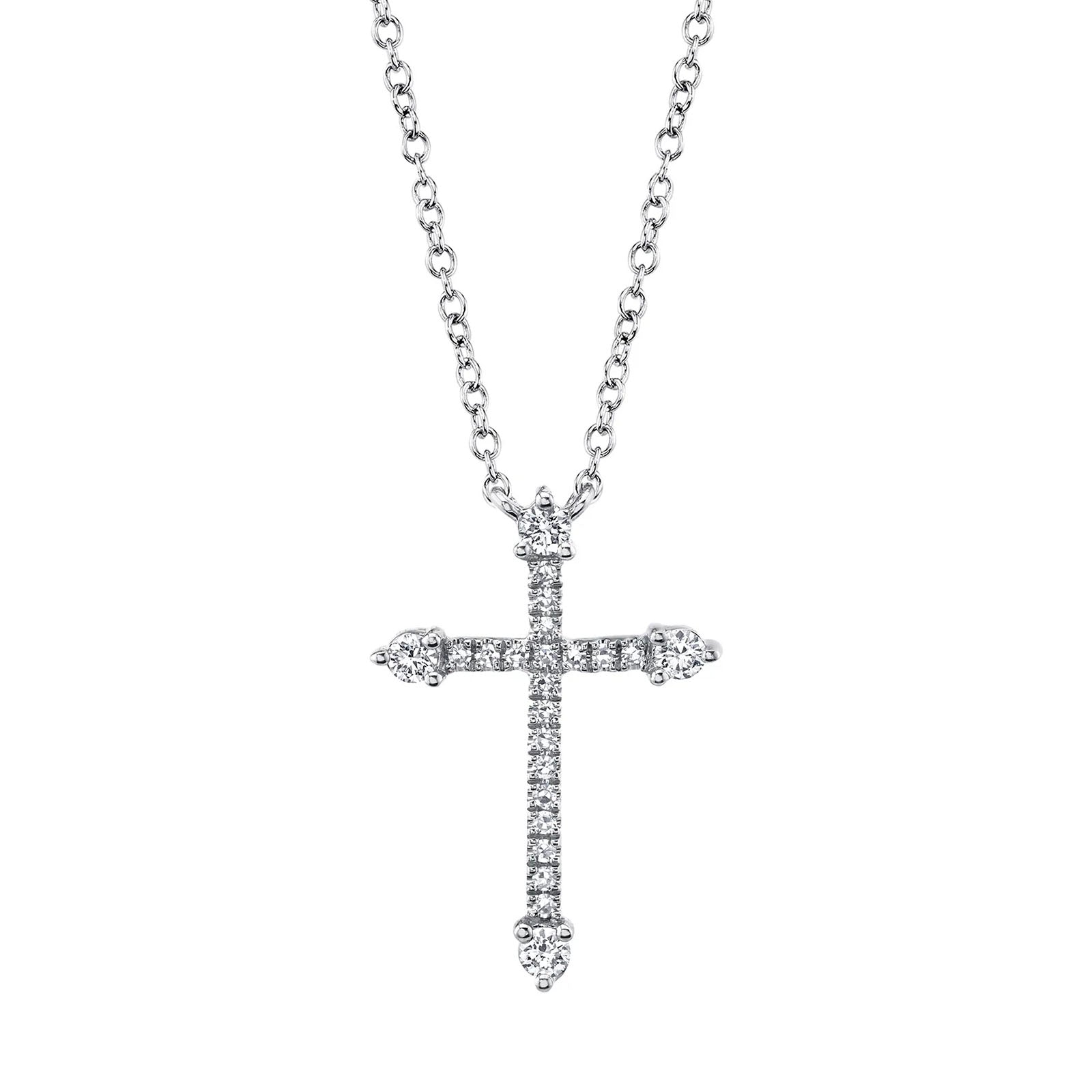 Diamond Cross Necklace by Shy Creations | Diamond Cellar