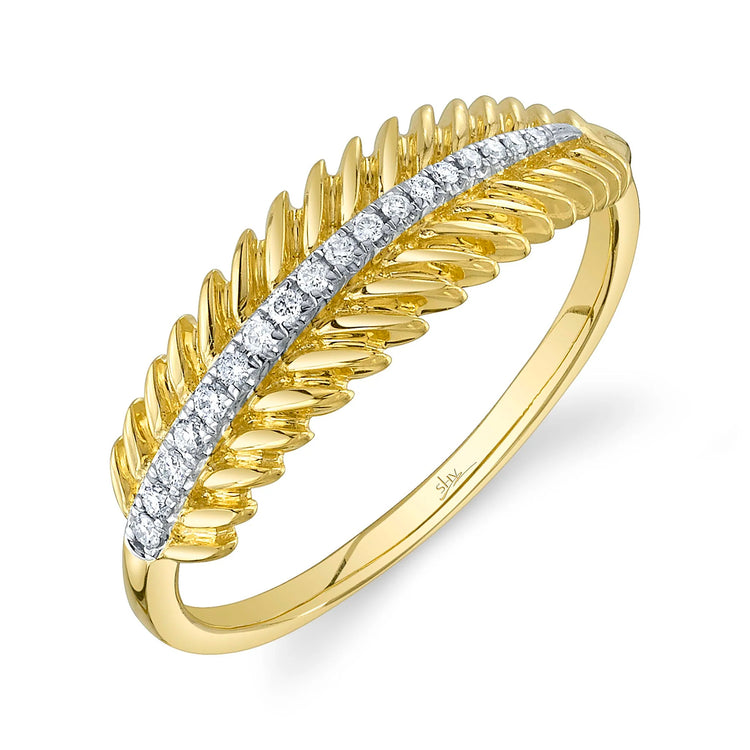 Amazon.com: 14k Solid Gold Leaf Ring | 14K Gold Dainty Laurel Wreath  Stackable Ring | 14K Solid Yellow, Rose or White Gold Fine Jewelry for  Women : Handmade Products