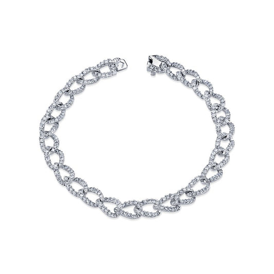 Diamond Cable Link Bracelet