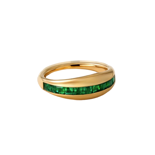 Emerald Aurora Ring