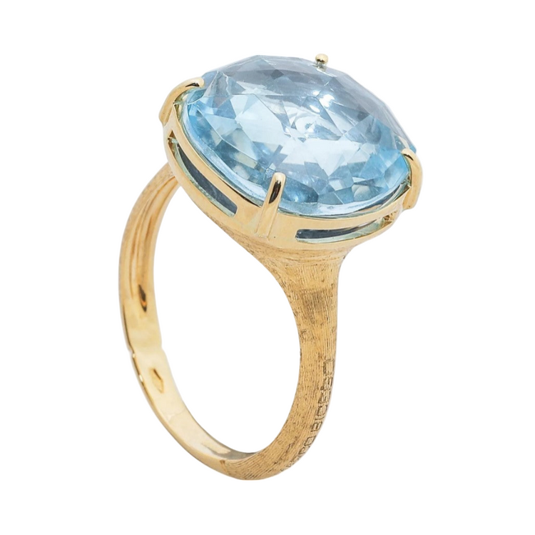 Blue Topaz Jaipur Color Ring