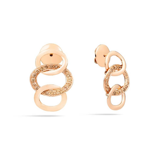 Brera Rose Gold Diamond Earrings