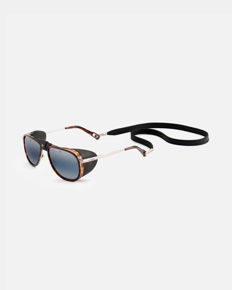 Glacier Large Tortoise/Blue Polarlynx