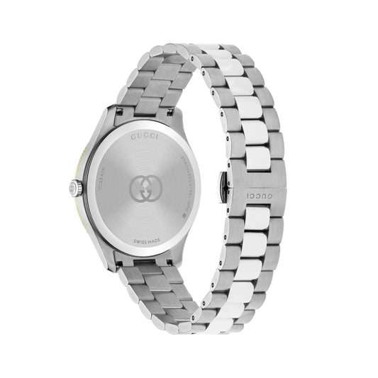 G-Timeless Silver Dial Stainless Steel Watch