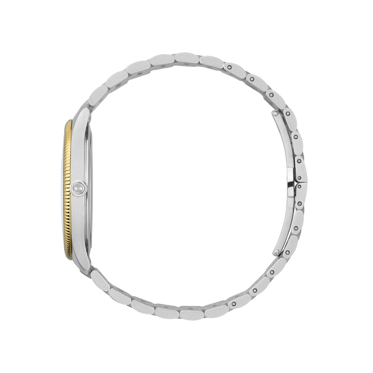 G-Timeless Silver Dial Stainless Steel Watch
