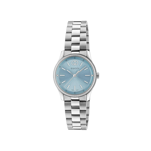 G-Timeless Blue Dial Stainless Steel Watch 29mm