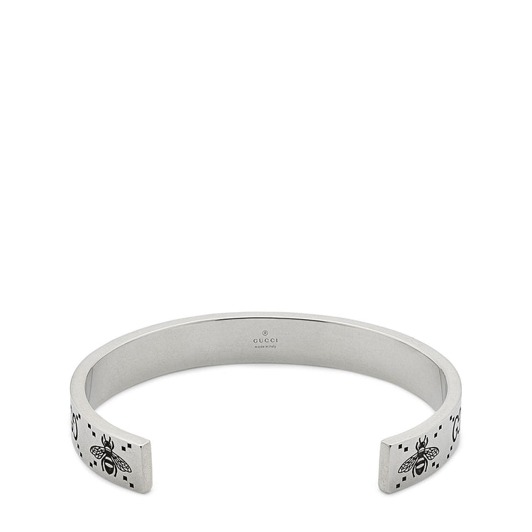 GG & Bee Engraved Cuff