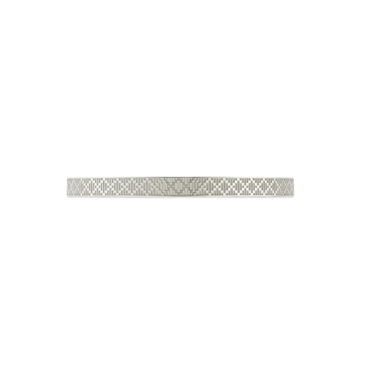 STSLVR GUCCI DIAMANTE PATTERN TIEBAR