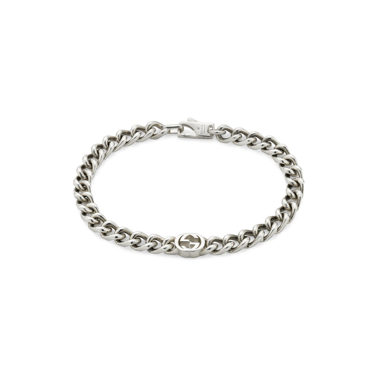 STSLVR GUCCI INTERLOCKING GG BRACELET