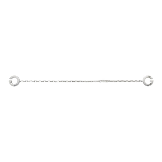 Sterling Silver Interlocking GG Bracelet