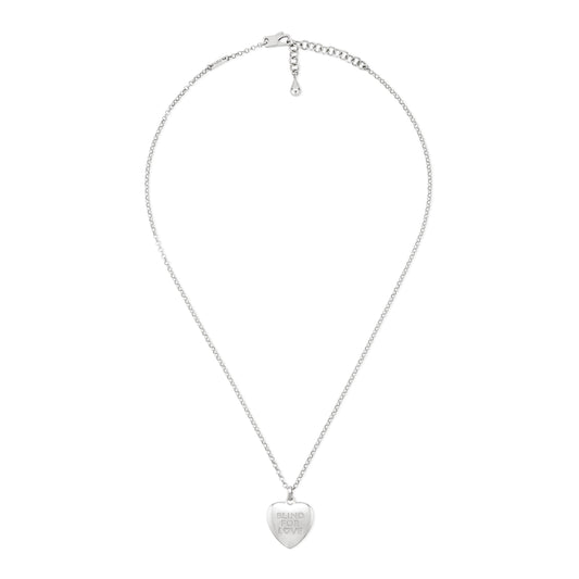 Blind for Love Heart Necklace