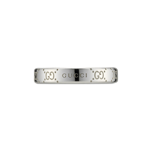 STSLVR 4MM GUCCI SIGNATURE RING SZ 15 (SZ 7.25)