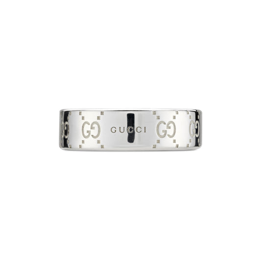 STSLVR 6MM GUCCI SIGNATURE RING SIZE 15 (7.25)