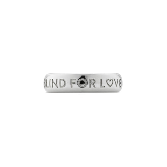 Blind for Love 5mm Sterling Silver Band Ring