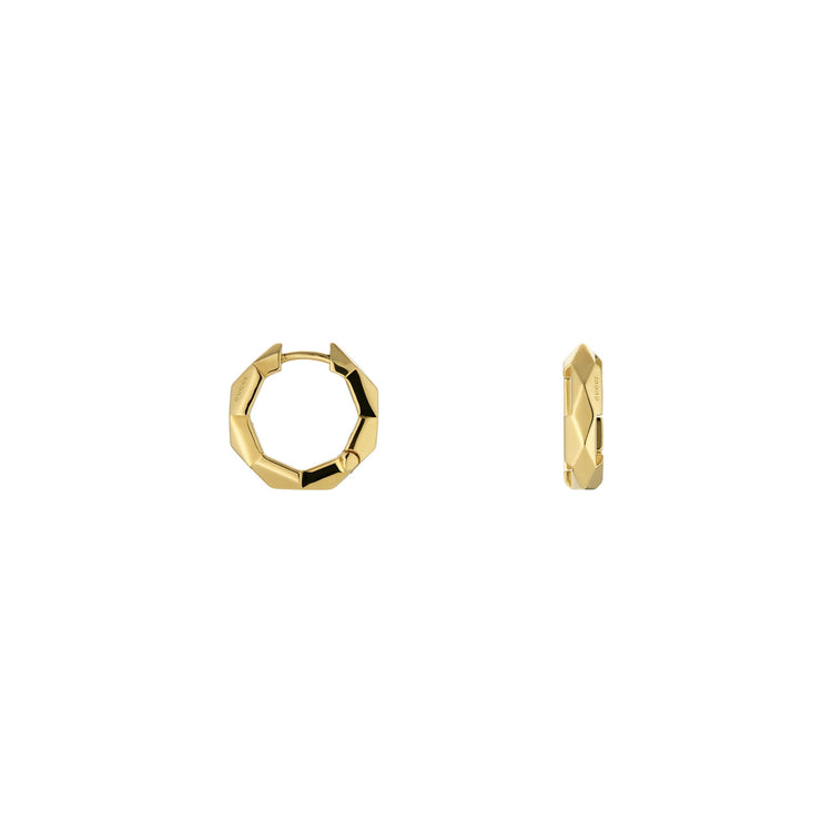 Link To Love 18K Yellow Gold 14.5mm Hoop Earrings
