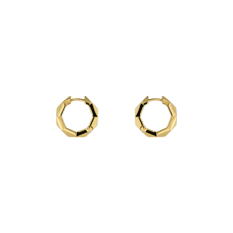 Link To Love 18K Yellow Gold 14.5mm Hoop Earrings