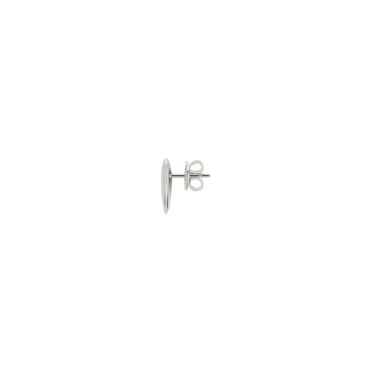 Sterling Silver Blind for Love Heart Stud Earrings
