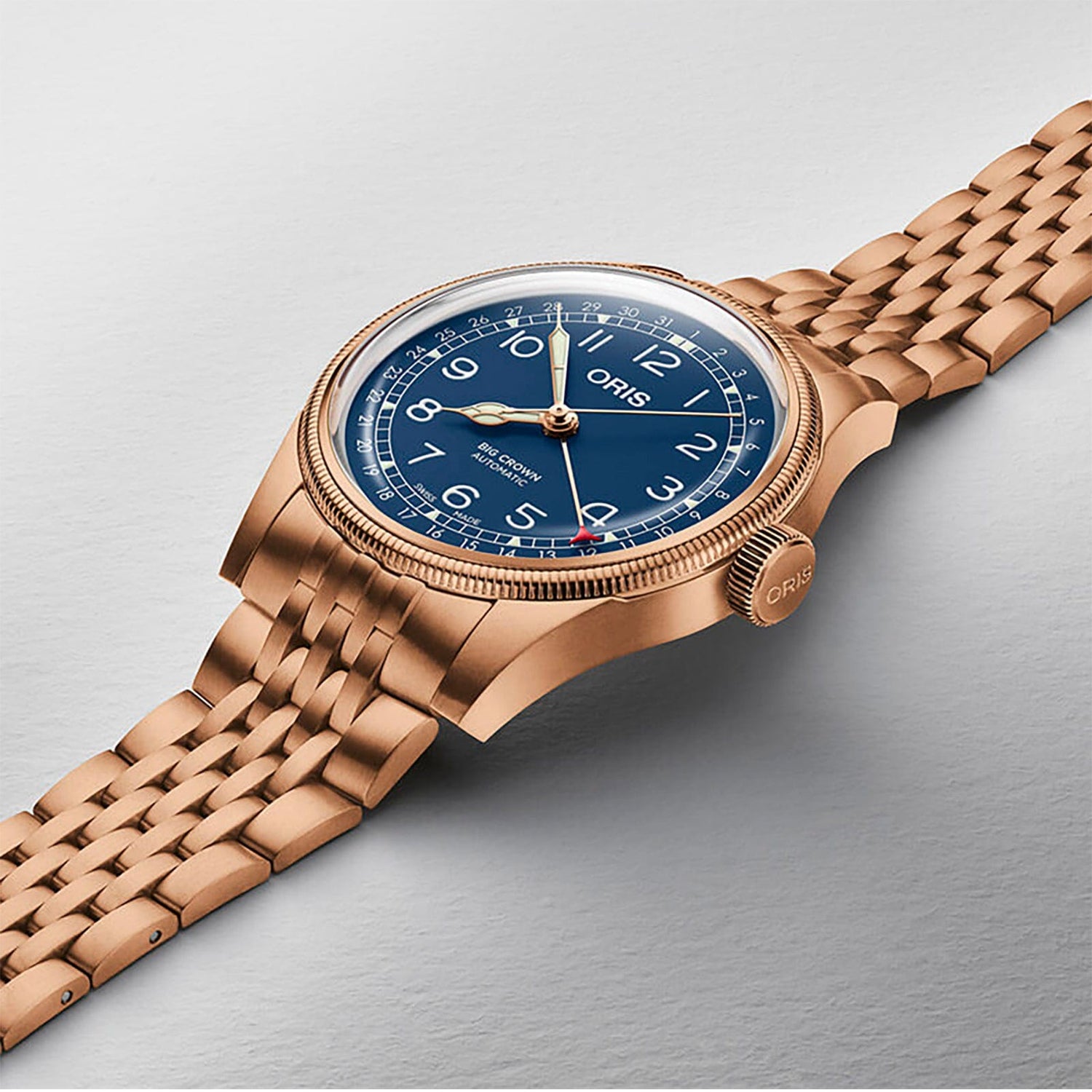 Big Crown Bronze Pointer Date by Oris Diamond Cellar