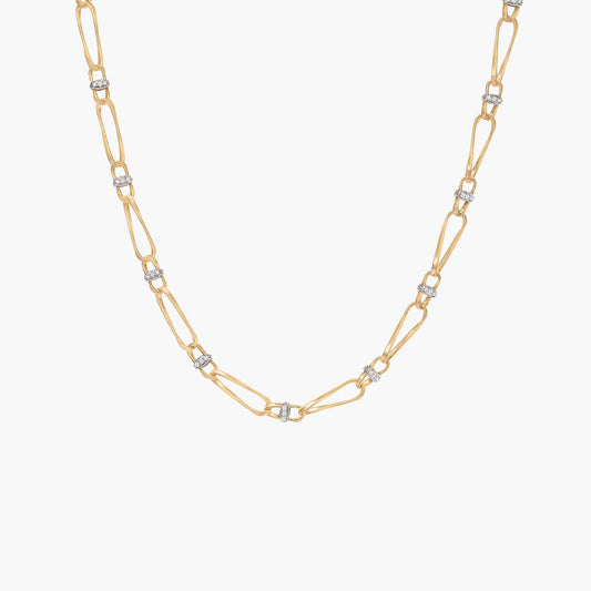 Margo Bicego Diamond Twisted Coil Link Marrakech Onde Necklace