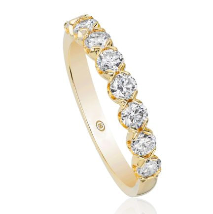 14k Yellow Gold Diamond Band