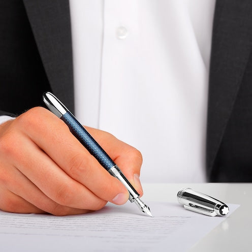 Meisterstück Solitaire Doué Blue Hour Classique Fountain Pen