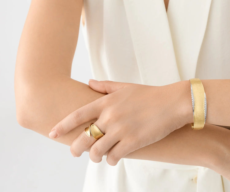 18K Yellow Gold Wrap Ring Size 6