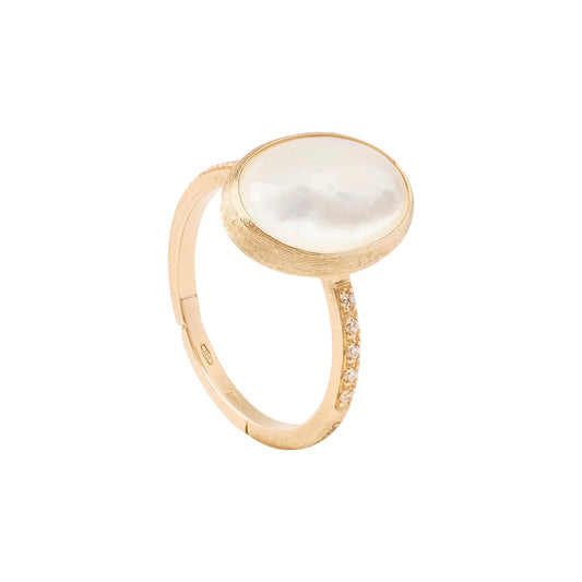 Mother Of Pearl Siviglia Ring with Diamonds