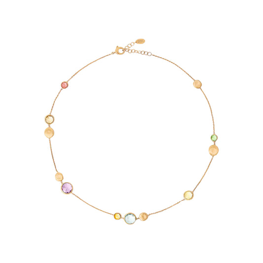 Mixed Gemstone Jaipur Necklace