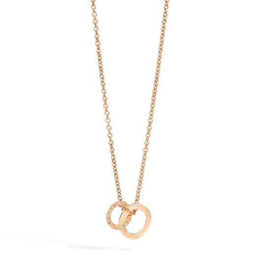 18k Rose Gold 17" Brera Pendant Necklace