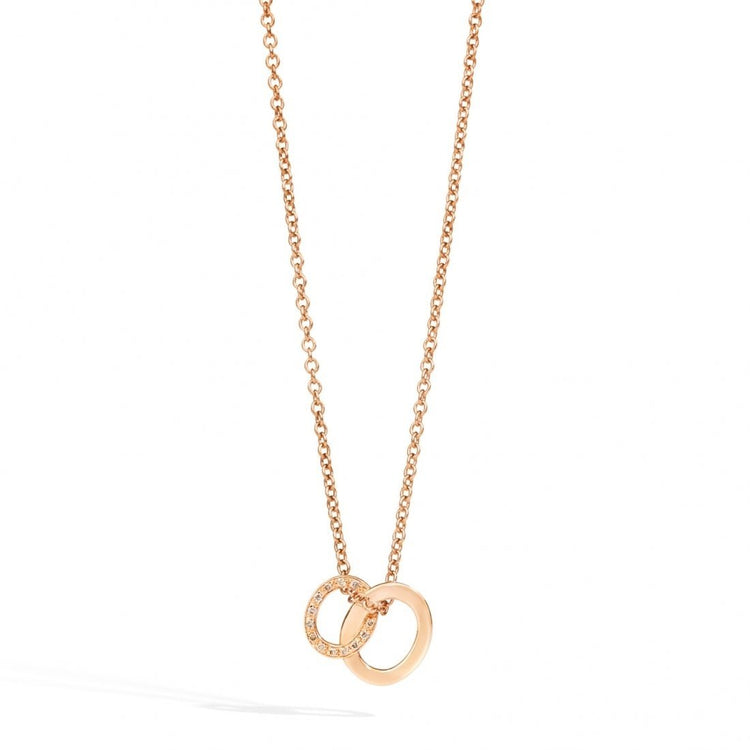 18k Rose Gold 17" Brera Pendant Necklace